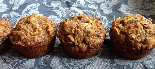 Carrot Apple muffins